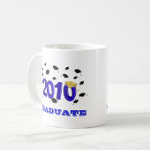 Klasse 2010 Graduation Party Gift Mokken - blauw (Voorkant links)