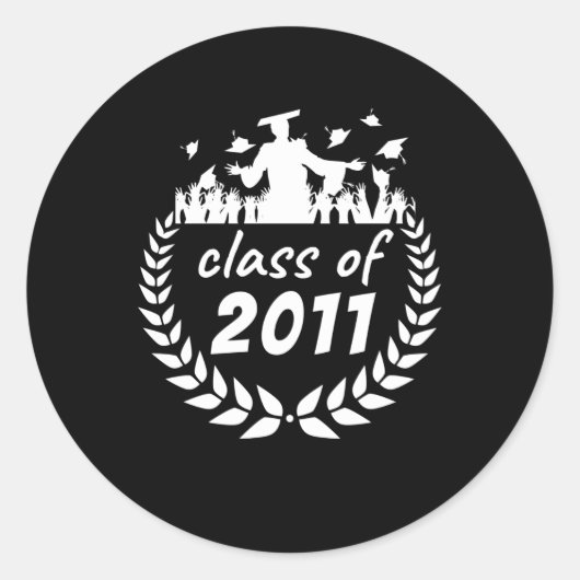 klasse 2011: afstuderen- of reüleontwerp door ronde sticker (Voorkant)