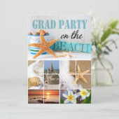 Klasse 2012 Graduation Beach Party Kaart (Staand voorkant)