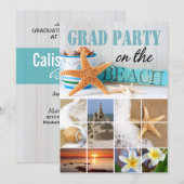 Klasse 2012 Graduation Beach Party Kaart (Voorkant / Achterkant)