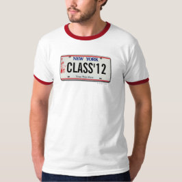 Klasse 2012 NY-Bord Afstuderen T-Shirt