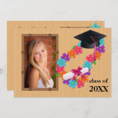 Klasse 2013 Roze Lei Afstuderen Uitnodiging (Voorkant / Achterkant)