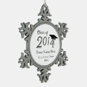  klasse 2014 tin sneeuwvlok ornament (Links)