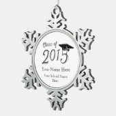 klasse 2015 tin sneeuwvlok ornament (Rechts)