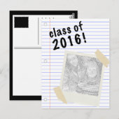 klasse 2016 briefkaart (Voorkant / Achterkant)