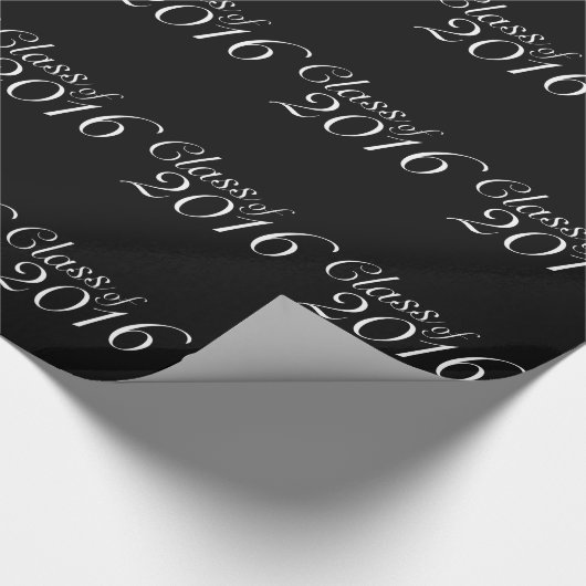 Klasse 2016 High School Afstuderen Cadeaupapier (Hoek)