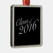 Klasse 2016 High School Afstuderen Metalen Ornament (Rechts)