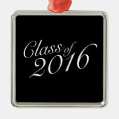 Klasse 2016 High School Afstuderen Metalen Ornament (Voorkant)
