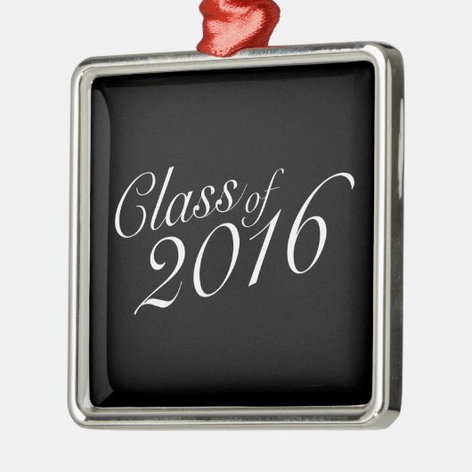 Klasse 2016 High School Afstuderen Metalen Ornament (Links)
