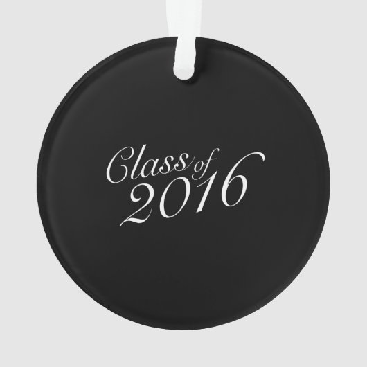 Klasse 2016 High School Afstuderen Ornament (achterkant)