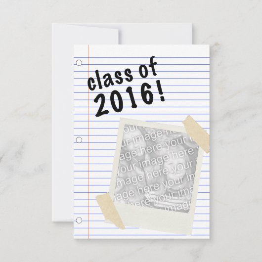 klasse 2016 kaart (Voorkant)