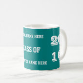 Klasse 2016 Mok van Blauwgroen Afstuderen koffie d (Voorkant rechts)
