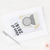 klasse 2016 rechthoekige sticker (Envelop)