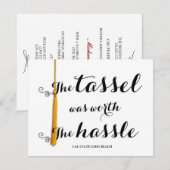 Klasse 2018 College / Universitair Afstuderen Aankondiging (Voorkant / Achterkant)