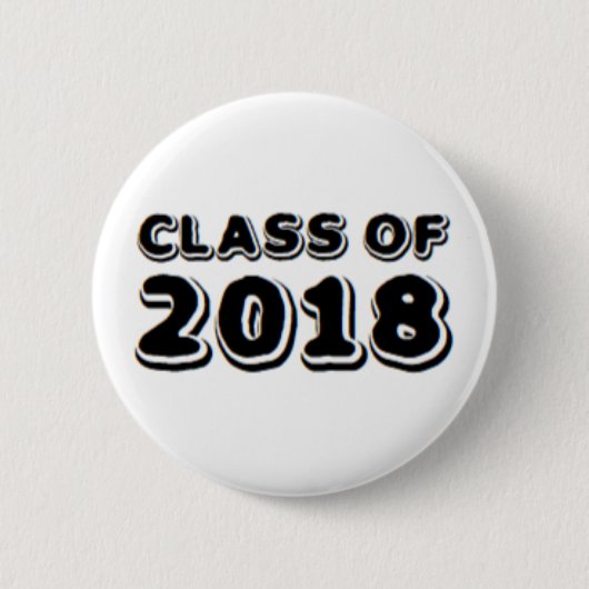 klasse 2018 ronde button 5,7 cm (Voorkant)