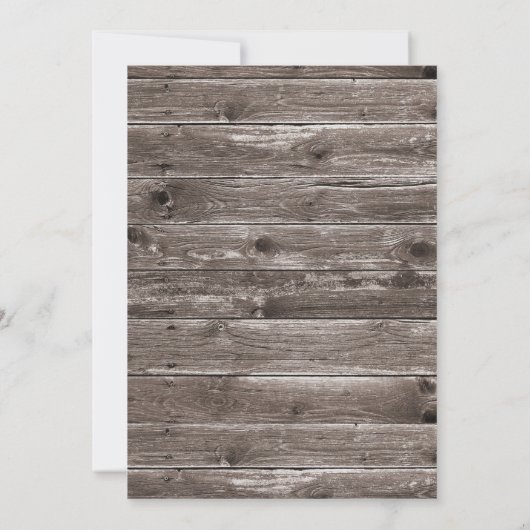 Klasse 2019 Afstudeerfeest Guy Rustic High School Kaart (Achterkant)