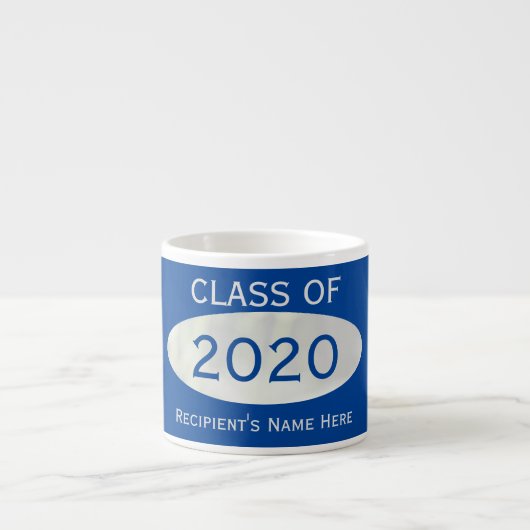 Klasse 2020 Blue Spring Break van Janz Espresso Kop (Voorkant)