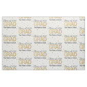 Klasse 2020 Confetti Graduation Party Custom Stof (Fat Quarter)
