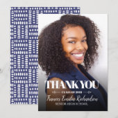 Klasse 2020 Foto Afstuderen Dank u wel Aankondiging (Voorkant / Achterkant)