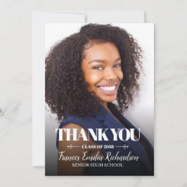 Klasse 2020 Foto Afstuderen Dank u wel Aankondiging