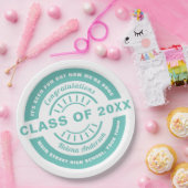 Klasse 2020 of Afstuderen-sjabloon per jaar Papieren Bordje (Feest)