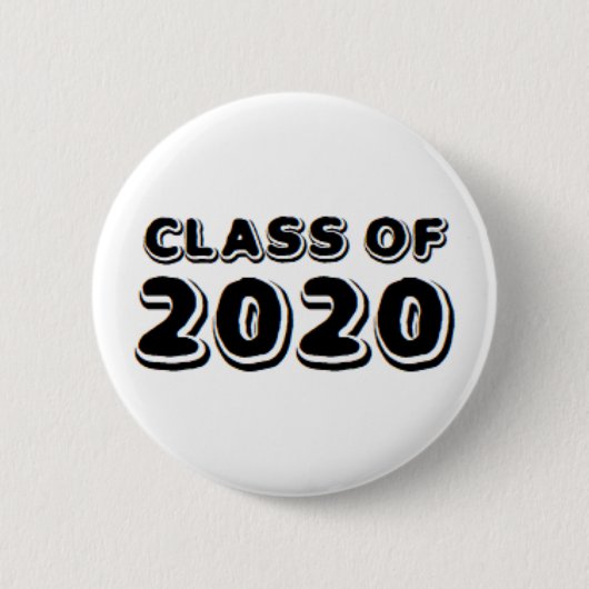 klasse 2020 ronde button 5,7 cm (Voorkant)