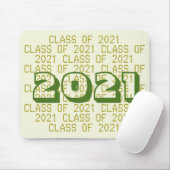 Klasse 2021 Beige Mousepad van Janz Muismat (Met muis)