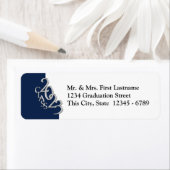 Klasse 2021 Blauw Afstuderen Etiket (Insitu)