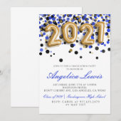 Klasse 2021 Graduation Party Invitation Kaart (Voorkant / Achterkant)