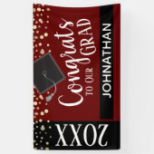 Klasse 2021 Graduation Party Spandoek (Verticaal)