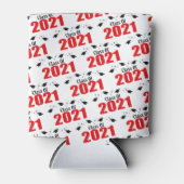 Klasse 2021 Petten en diploma's (rood) Blikjeskoeler