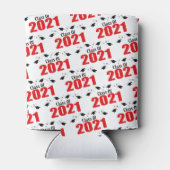 Klasse 2021 Petten en diploma's (rood) Blikjeskoeler