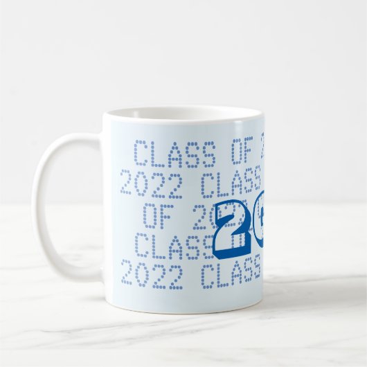 Klasse 2022 Alice Blue Coffee Mok van Janz (Links)