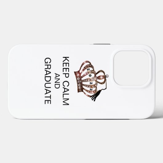 Klasse 2022 - "Kalm houden en Afstuderen" Case-Mate iPhone Case (Achterkant (horizontaal))