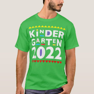 Klasse 2022 Kinderopleiding Jaar 90 TV Cultuur Gra T-shirt