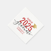 Klasse 2022 Modern Graduation Party Servet (Hoek)