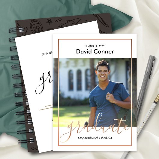 Klasse 2023 Afstuderen Kaart bekendmaking partij