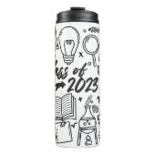 Klasse 2023 Afstuderen Wetenschap Wiskunde Afstude Thermosbeker (Voorkant)