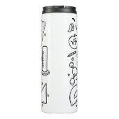 Klasse 2023 Afstuderen Wetenschap Wiskunde Afstude Thermosbeker (Achterkant)