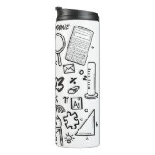 Klasse 2023 Afstuderen Wetenschap Wiskunde Afstude Thermosbeker (Geroteerd rechts)