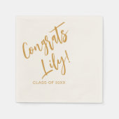 Klasse 2023 Decoraties van de Graduation Party Servet (Voorkant)