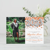 Klasse 2023 Graduation Party Invitation Kaart (Staand voorkant)