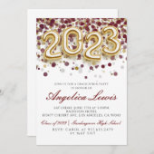 Klasse 2023 Graduation Party Invitation Kaart (Voorkant / Achterkant)