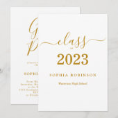 Klasse 2023 Graduation Party Kaart (Voorkant / Achterkant)