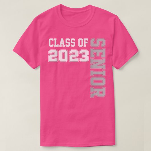 Klasse 2023 Hoger jaar 23 T-shirt (Design voorkant)