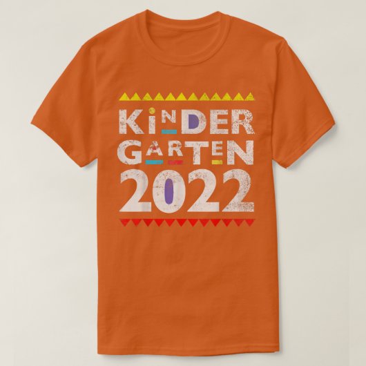 Klasse 2023 Kindergarten Jaar 90 Cultuur TV Stijl T-shirt (Design voorkant)