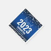 Klasse 2023 Naam Afstuderen en School Napkins Servet (Hoek)