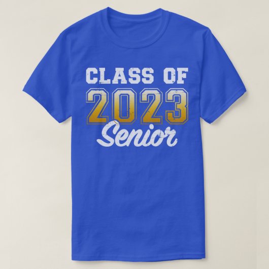Klasse 2023 senior afstuderen1 t-shirt (Design voorkant)