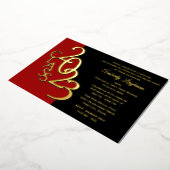 Klasse 2023 Uitnodiging tot Folie van Afstuderen (Gedraaid)