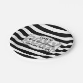 Klasse 2023 van de graduatiepartij papieren bordje (Gekanteld)